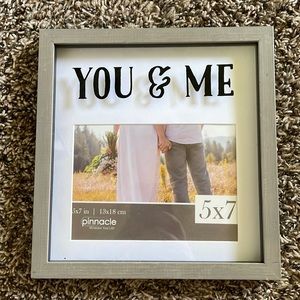 You & Me shadow box picture frame